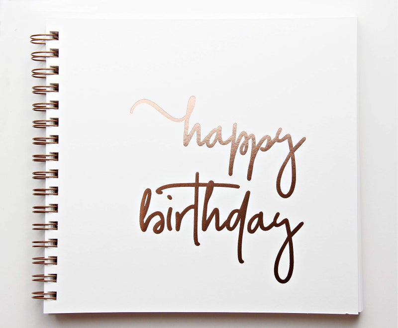 Birthday Guestbook For Photobooth Photo Strips Birthday Scrapbook Babys 1st Birthday Decorations for Kids Birthday Happy Birthday Decorations Happy Birthday Guest Book WH