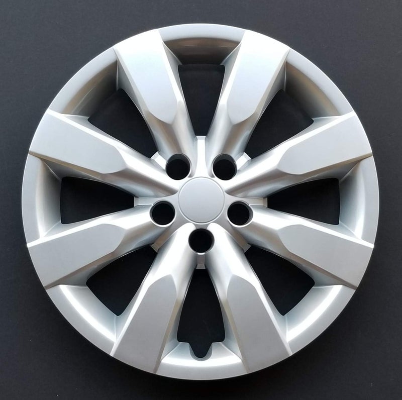 MARROW 16 Inch Silver Wheel Cover Hubcap for 2014-2018 Toyota Corolla - 8 Spoke Design - Image 1