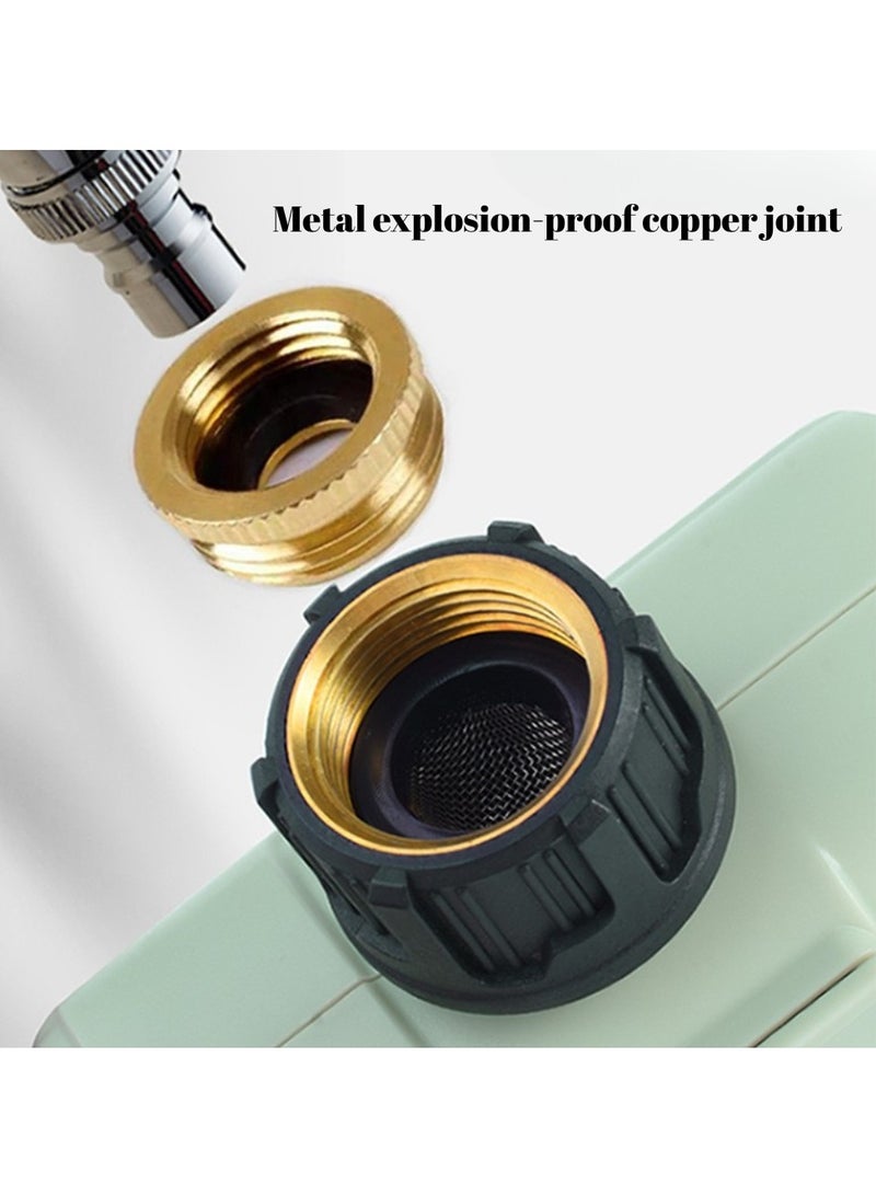 McDou Dual outlet metal copper connector smart watering timer, IPX5 waterproof, suitable for garden, lawn, terrace and farm, with automatic/manual watering and rainfall delay function - Image 4