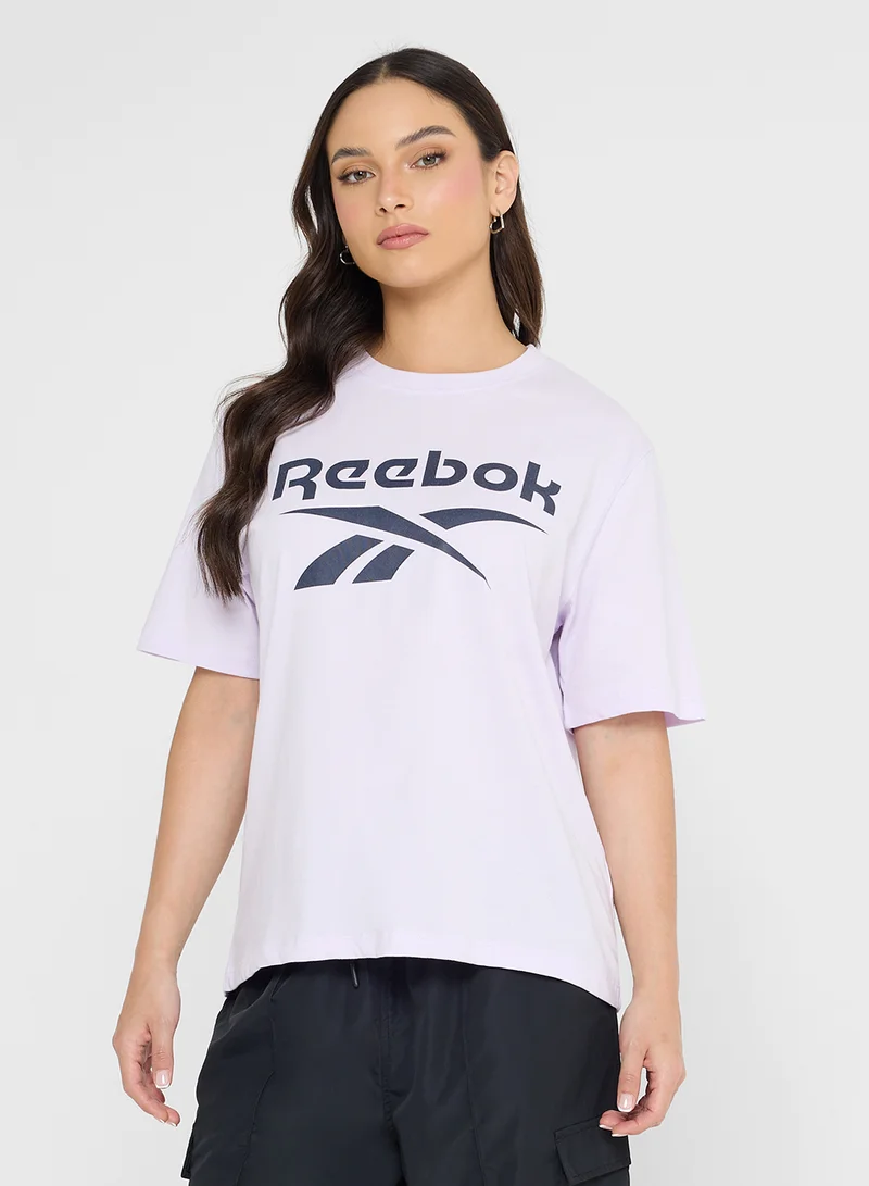 ريبوك Nova Big Logo Oversized T-Shirt