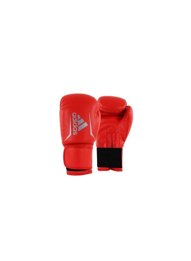 Adidas Boxing Gloves Speed 50  Color: SolarRed/Silver Size: 10 Oz  - Image 1