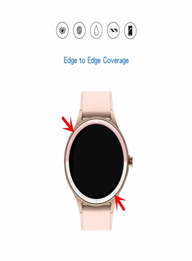 MIHENCE Screen Protector Compatible for TOOBUR/FQQ DR06 / KIBFLE DR03 1.27'' Smartwatch, TPU HD Protective Film (6 PCS) - Image 3