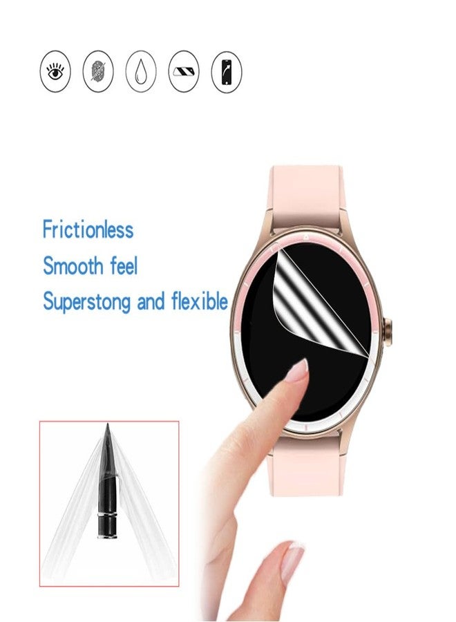 MIHENCE Screen Protector Compatible for TOOBUR/FQQ DR06 / KIBFLE DR03 1.27'' Smartwatch, TPU HD Protective Film (6 PCS) - Image 5