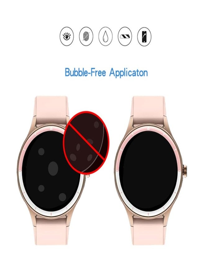 MIHENCE Screen Protector Compatible for TOOBUR/FQQ DR06 / KIBFLE DR03 1.27'' Smartwatch, TPU HD Protective Film (6 PCS) - Image 4