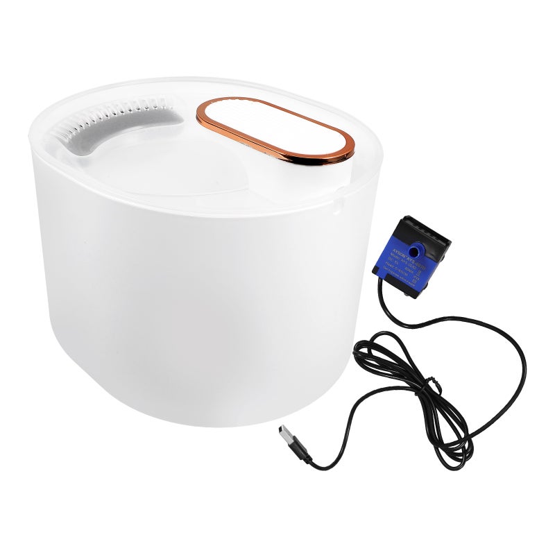 2 Sets of Water Fountain Pet Drinking Fountain Electric Drinking Dispenser Fountain for Cat Dog - Image 2