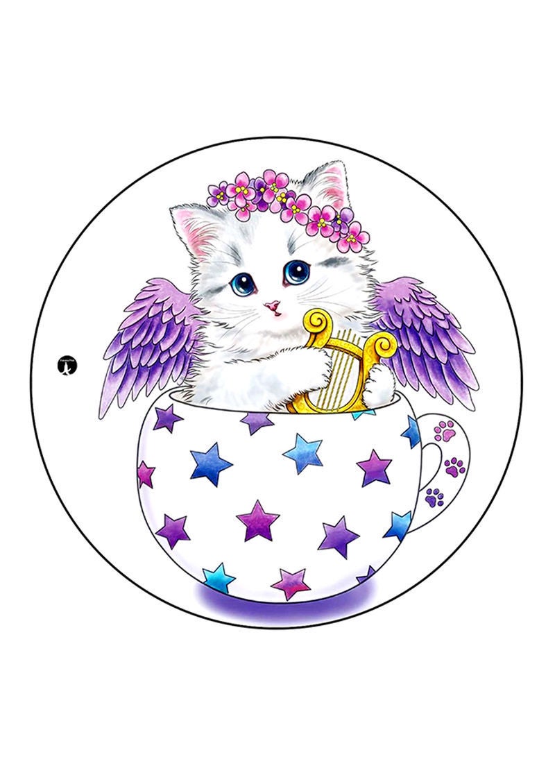 RKN Cat Printed Mouse Pad Multicolour