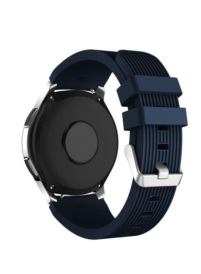 Soft Silicone Watch Band Compatible With Samsung Galaxy Watch 3 Gear S3 Frontier Amazfit Bip/Active Huawei Watch GT 2/2E Bracelet 22-46mm(Red) - Image 1