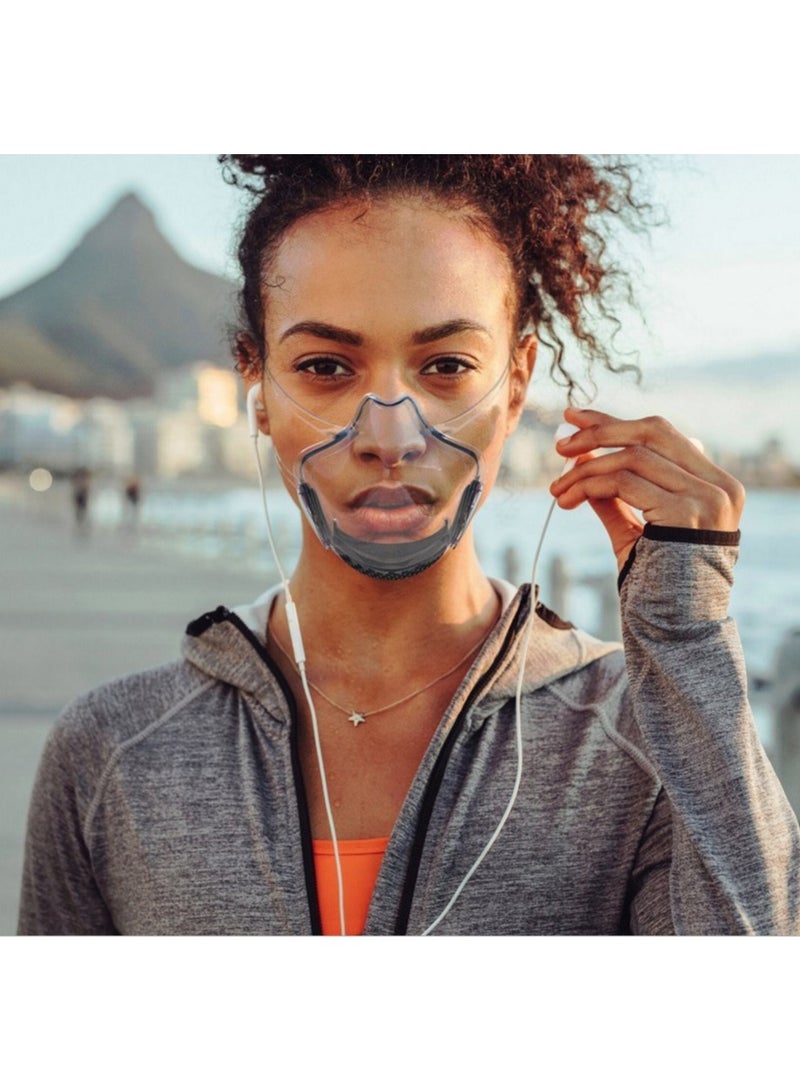 Protective mask fully transparent mask motorcycle riding windproof mask dustproof windproof glasses ski mask  - Image 3