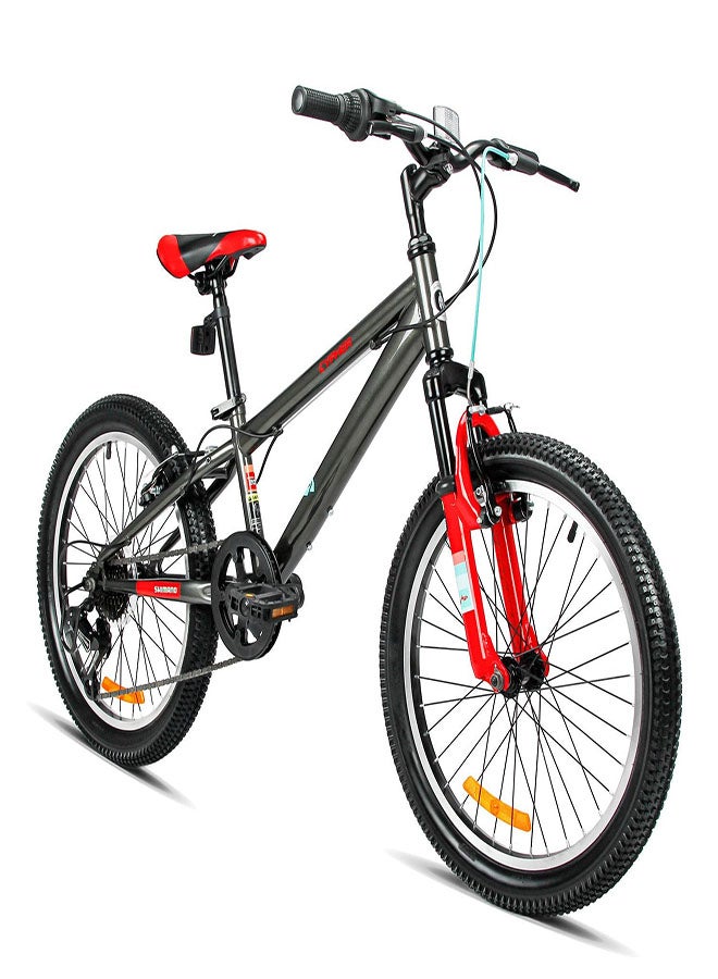 Spartan Cypher MTB Kids Bike | 20 Inch Wheel Size | 7 Speed | Jet Black Color - Image 2