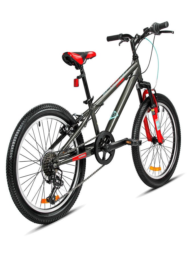 Spartan Cypher MTB Kids Bike | 20 Inch Wheel Size | 7 Speed | Jet Black Color - Image 3