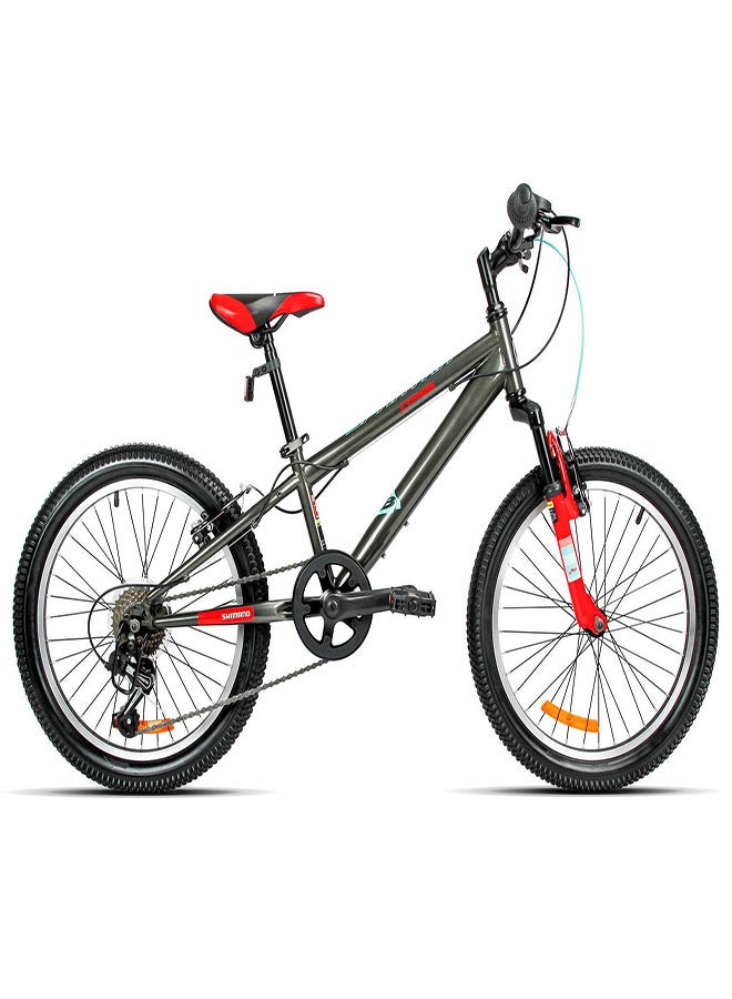 Spartan Cypher MTB Kids Bike | 20 Inch Wheel Size | 7 Speed | Jet Black Color - Image 1