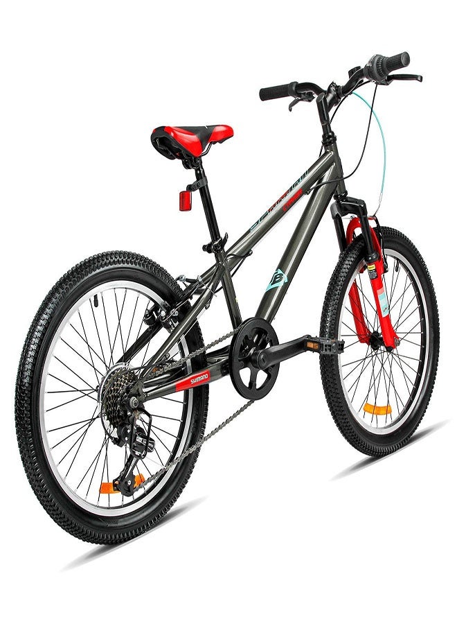 Spartan Cypher MTB Kids Bike | 20 Inch Wheel Size | 7 Speed | Jet Black Color - Image 3
