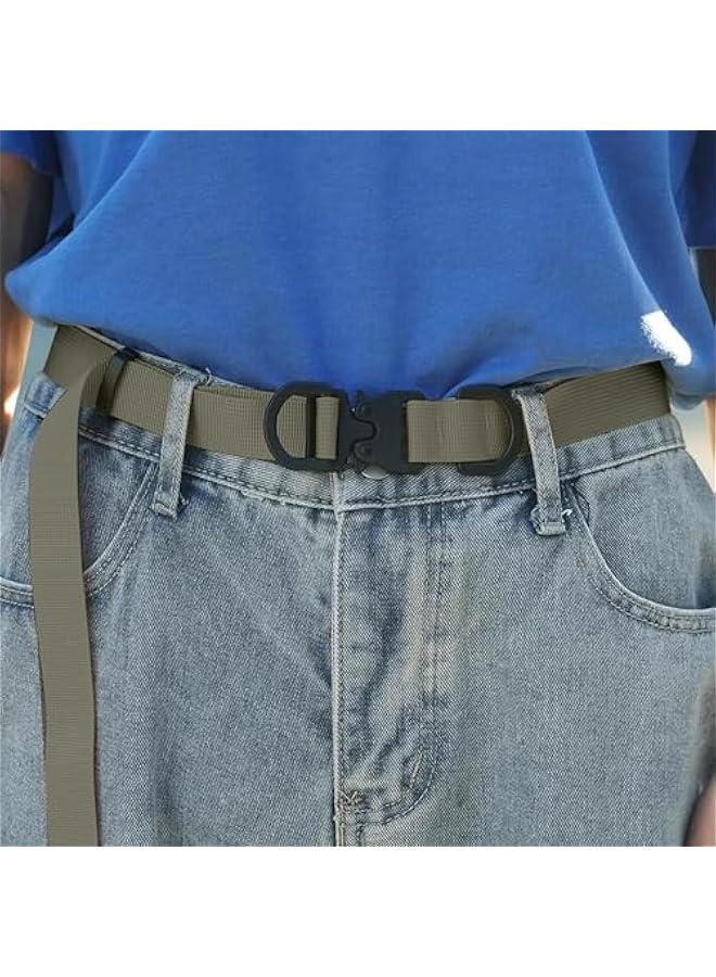 Heavy Duty Work Belt, Automatic Ratchet Belts, Outdoor Web Belt | Adjustable Outdoor Web Belt for Hiking, Climbing, and  - Image 3