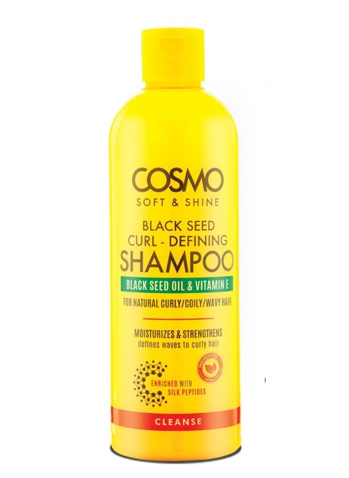 COSMO Black Seed Curl Definning Shampoo Paraben Free 480 Ml 