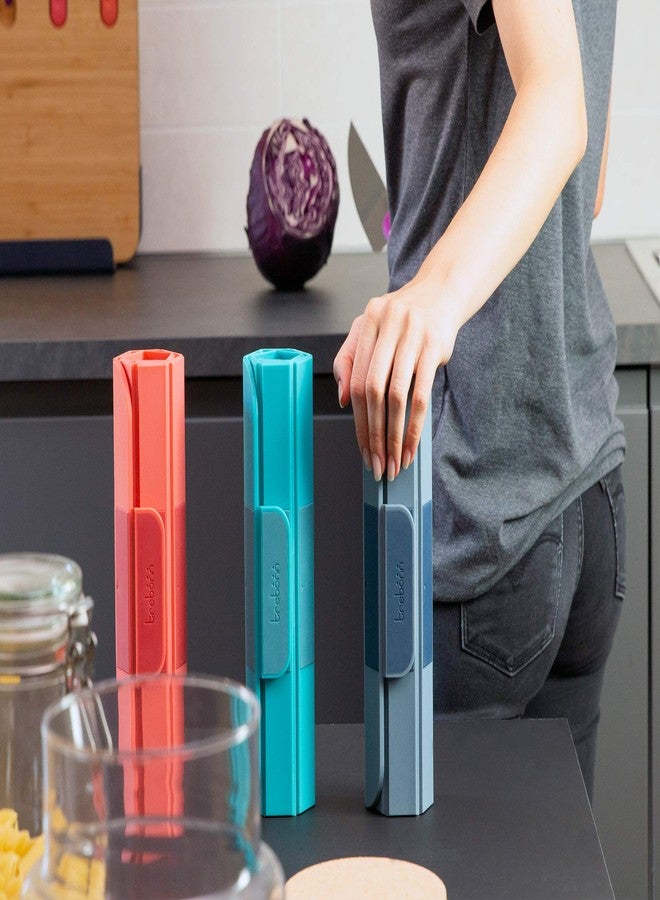 TREBONN, ROLL, Plastic Expandable Cutting Board, Flexible, Portable, Rollable, Space Saving, Nonslip, Everyday Use, Blue-Gray, 1 Count - Image 5
