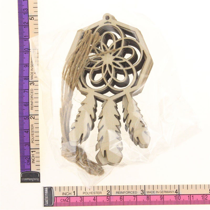20pcs Catch Dream Net DIY Home Decoration Pendant Accessories Wall Ornaments for Decor (Beige, Pattern) - Image 4