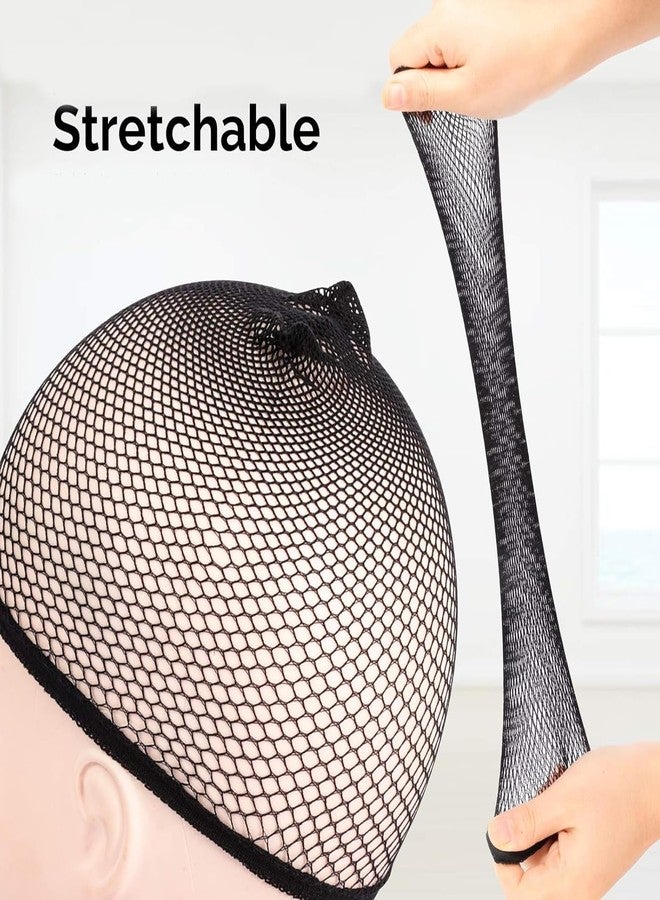 Confidence Free Size Full Head Net Wig Cap | Elastic Wig Cap | Hair Mesh Net Wig Caps for Men and Women (Set of 2) - Image 4