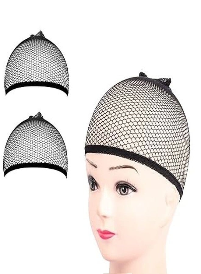 Confidence Free Size Full Head Net Wig Cap | Elastic Wig Cap | Hair Mesh Net Wig Caps for Men and Women (Set of 2) - Image 1