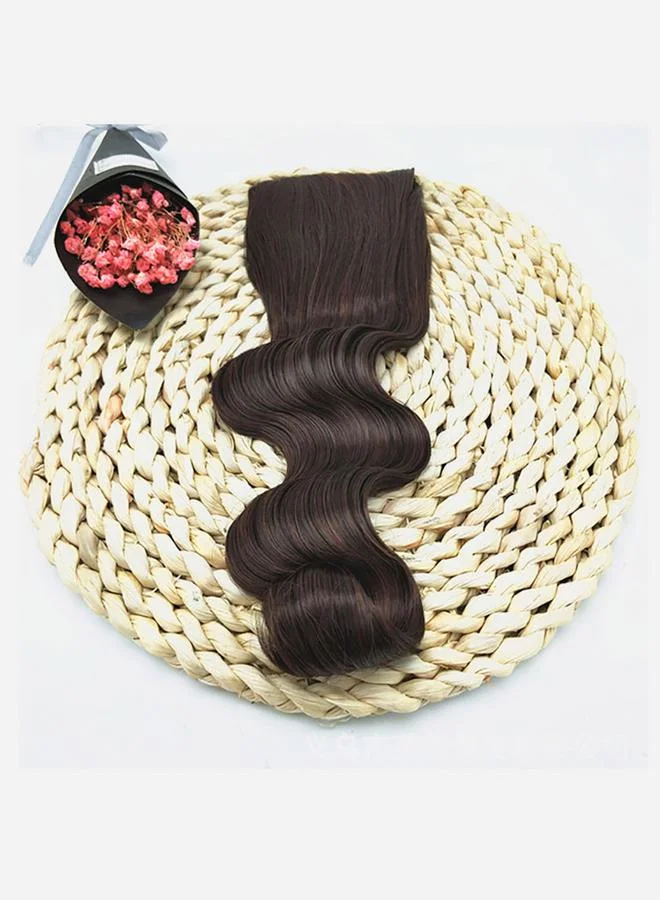 ستايلي Brown Long Curly Hair Extension - 28cm