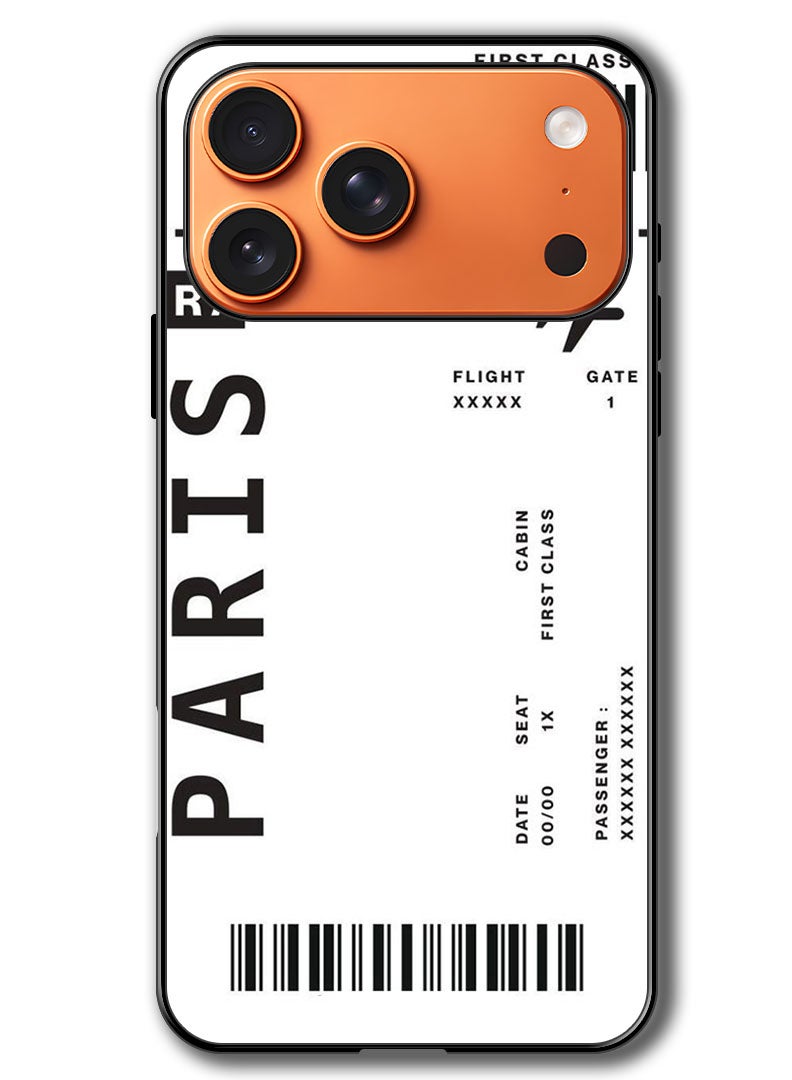 Theodor حافظة متوافقة مع آبل آيفون 17 برو 6.3 بوصة حماية مضادة للصدمات غطاء بامبر باريس باس - Image 1