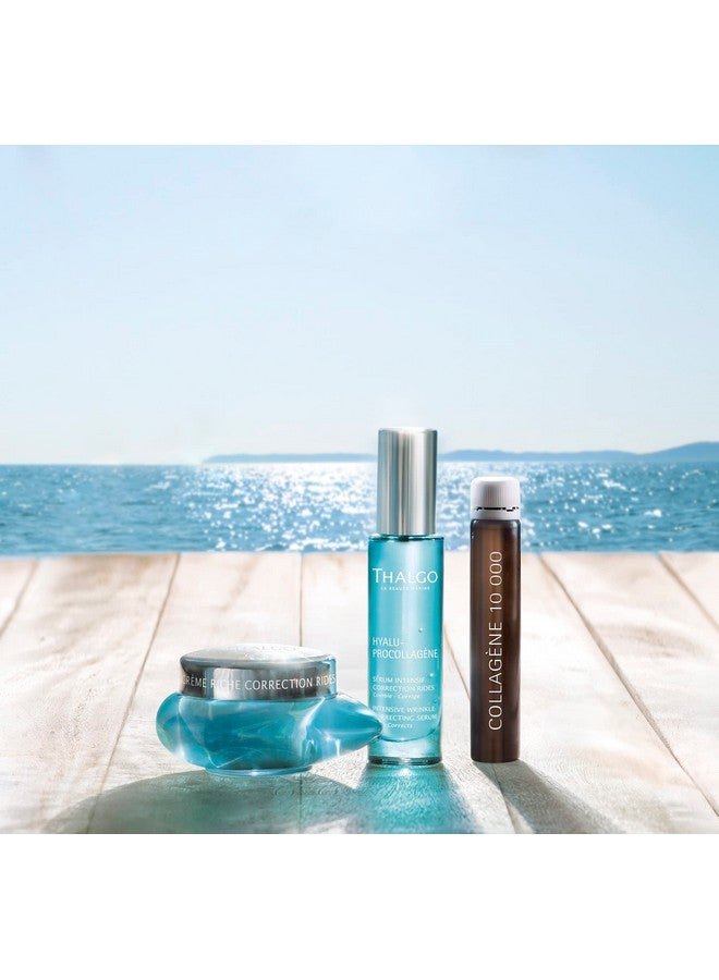 Thalgo Thalgo Marine Skincare Intensive Wrinklecorrecting Serum Hyaluronic Acids And Marine Procollagen Serum For All Skin Types 30 Ml 1.01 Fl. Oz. - Image 4