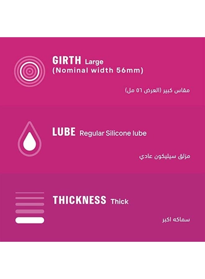دوريكس Pack Of 3 durex Pleasure Me Latex Condom 3 pc - Image 3
