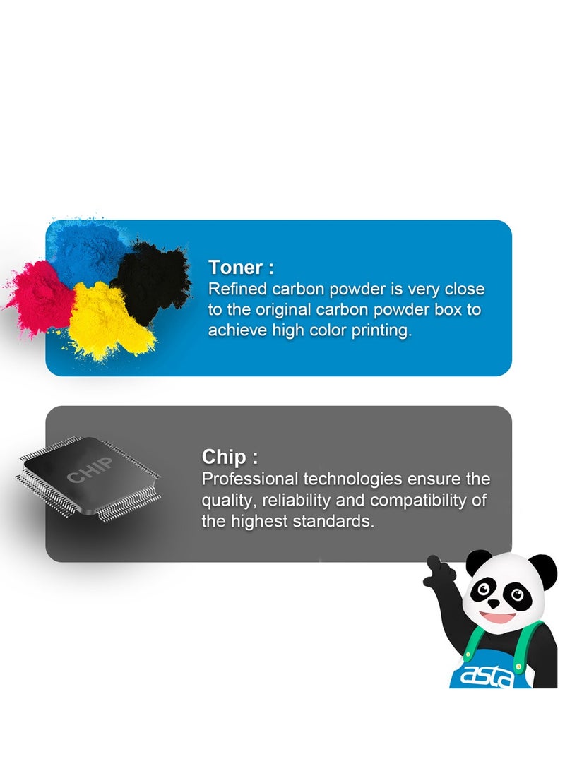 ASTA 178nw 179fnw Toner 117A W2070A W2071A W2072A W2073A Compatible For HP Color Laser 150a Printer W 2070 2071 2072 2073 117 A Premium Office Consumable Replacement LaserJet Toner Cartridge pr - Image 4