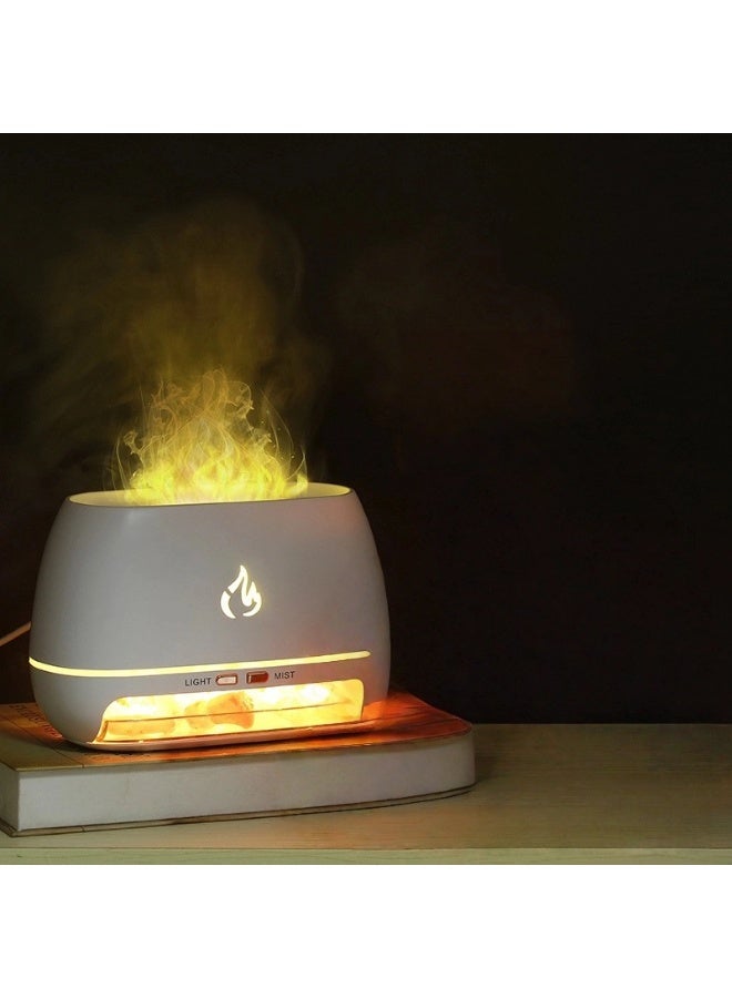 Home Humidifier and Essential Oil Diffuser Build an Enchanting Aromatic Ambiance with Warm Flame Visuals - Image 2