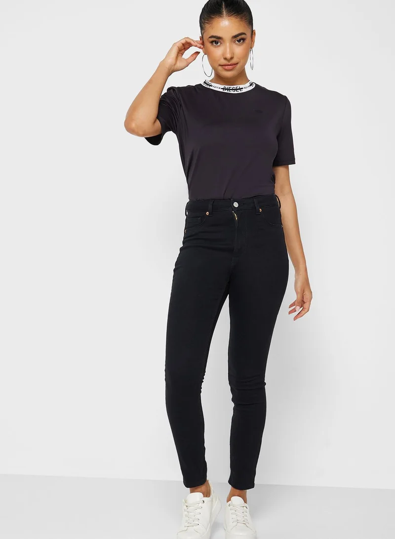 DIESEL Crew Neck Logo T-Shirt
