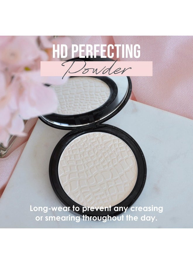 Manna Kadar Beauty Hd Perfecting Powderultrafine Setting Powder Blurs Imperfections Reduces Shine Brightens Complexion Conceals Universal Shade Is Colorless Keeps Makeup In Place Compact  - Image 4