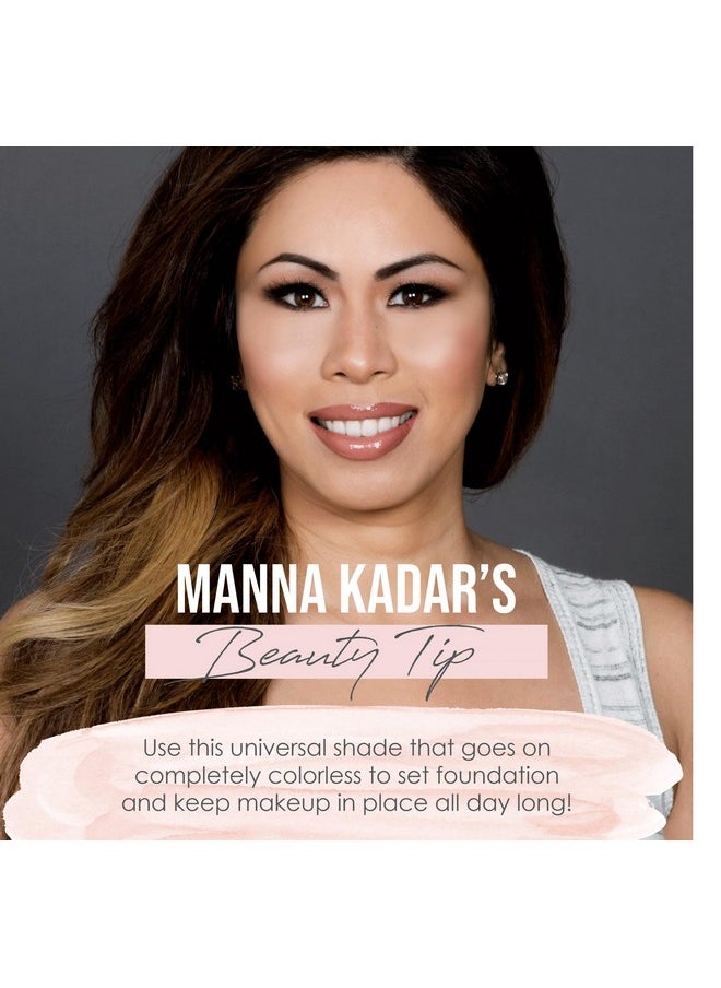 Manna Kadar Beauty Hd Perfecting Powderultrafine Setting Powder Blurs Imperfections Reduces Shine Brightens Complexion Conceals Universal Shade Is Colorless Keeps Makeup In Place Compact  - Image 3