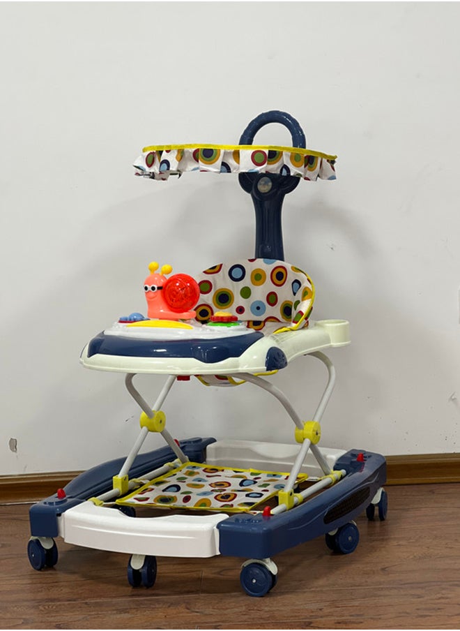 kiddoz Baby Walker - Dark Blue 