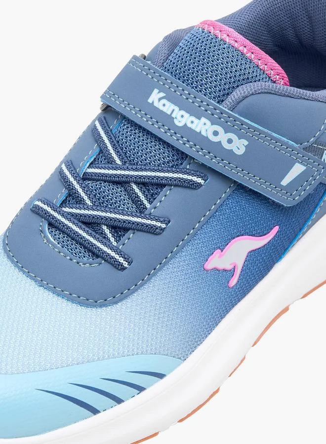 Kangaroos Blue Girls Hook & Loop School Sports Shoes for Women | Best Price UAE
