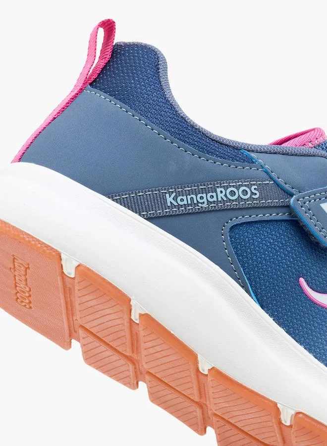Kangaroos Blue Girls Hook & Loop School Sports Shoes for Women | Best Price UAE