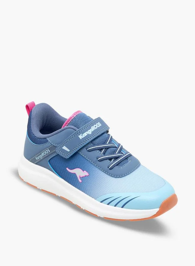 Kangaroos Blue Girls Hook & Loop School Sports Shoes for Women | Best Price UAE