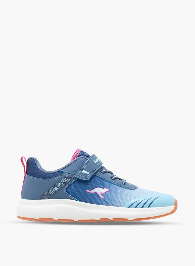 Kangaroos Blue Girls Hook & Loop School Sports Shoes for Women | Best Price UAE