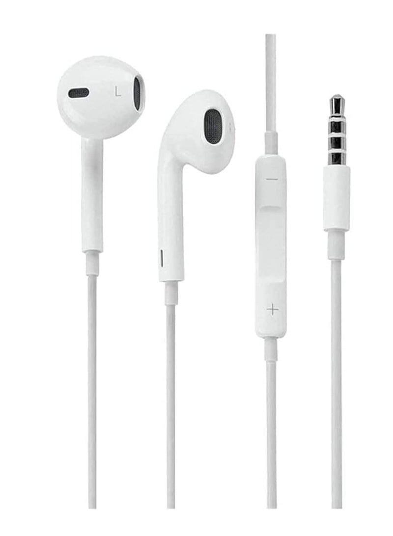 Generic 3.5mm Wired Earphone, Three Frequencies Balanced Clearer Hearing Experience, White, Universal earphone, Built-in Microphone, Built-in Controllers. Android, Iphone Compatible, … - Image 2