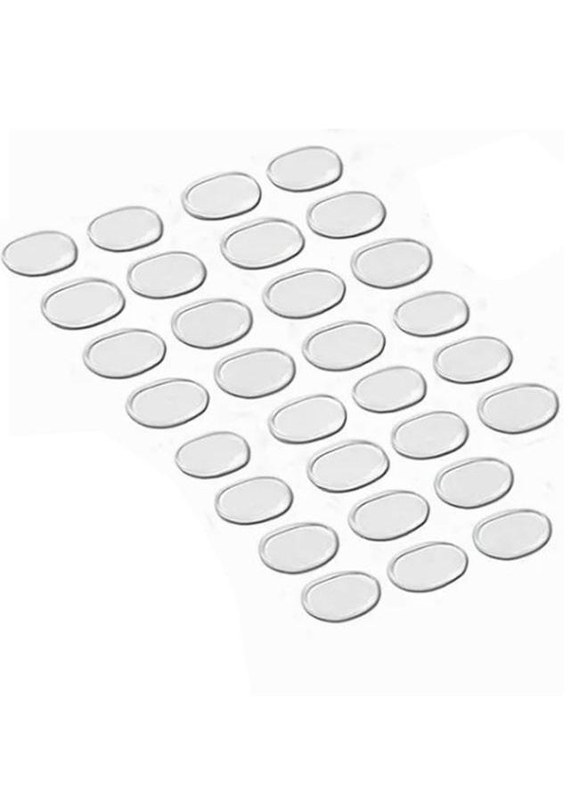Thoraya 30 Pcs Drum Damper Gel Pads Silicone Soft Transparent Strong Adhesion Reusable Drum Dampeners Silencer Mute Pad  - Image 1