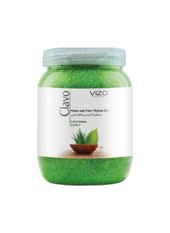 VIZO VIZO Clavo Hand & Foot Scrub Gel Aloevera Brightening 1000ML 