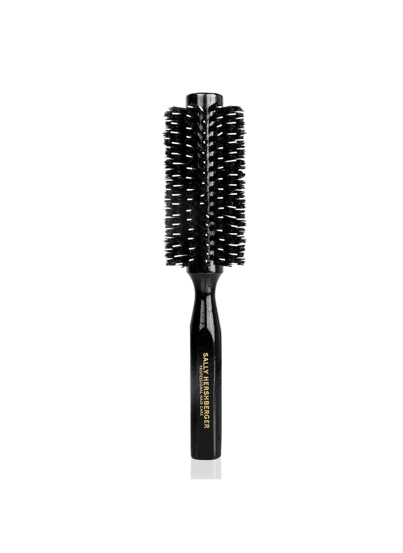 Sally Hershberger SALLY HERSHBERGER Medium Round Brush - Premium, Salon-Tested, Volumizing and Smoothing Barrel Hair Brush - For Styling, and Blow Drying Thick Through Fine Hair - Boar Bristle Design - 1 pc 