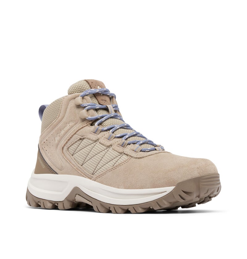 Columbia Womens Transverse Suede Waterproof Hiking Boot Canvas TanNew Moon 7 Wide