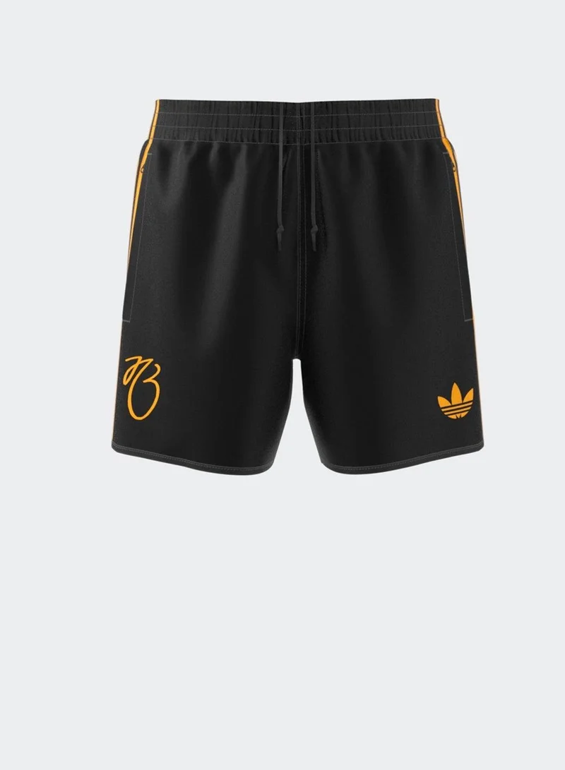 adidas شورت كرة قدم قصير أسود رجالي مقاس