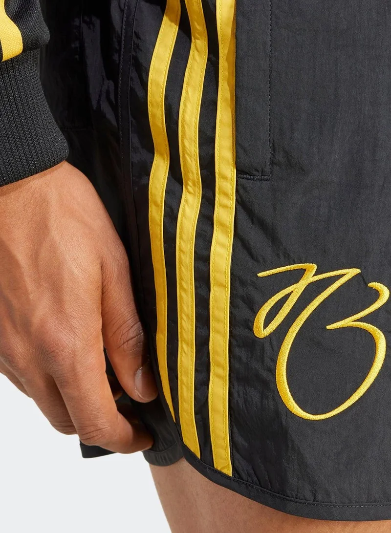 adidas شورت كرة قدم قصير أسود رجالي مقاس