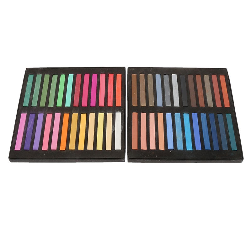 Fluorescent Crayons Disposable Hair Dying Rod Painting Chalk Set Painting Crayons(48 Colors) - Image 3