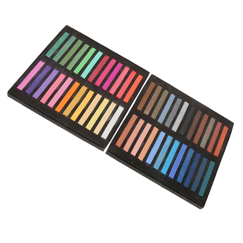 Fluorescent Crayons Disposable Hair Dying Rod Painting Chalk Set Painting Crayons(48 Colors) - Image 4