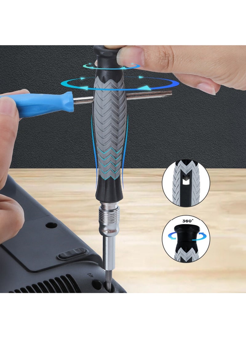 King'sdun - 126 in 1 Multifunction Precision Screwdriver Set Magnetic Bits Tool Repair Kit Screwdrivers for Phone Watch Computer Screwdriver (Grey) - Image 1