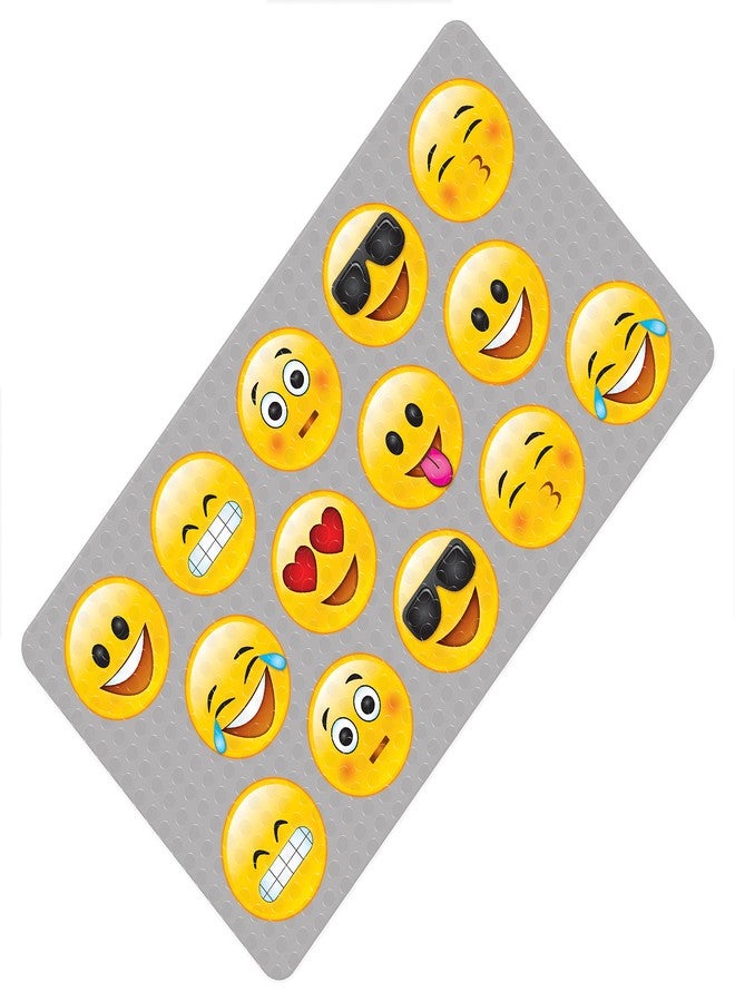 ginsey Emoji Color Change Bath Mat, 15" x 27" - Image 1