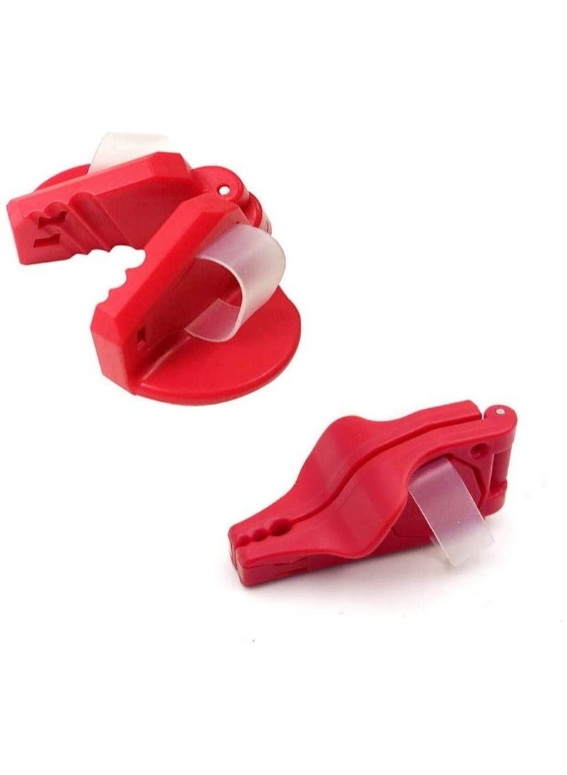 كابتن تيك 2 Pcs Upgrade Finger Protector for Hammering Nails Nail Protector Nail Holder Hand Tools for Nails Finish Nails Small Screws and Staples Avoid Hitting The Fingers - Image 1