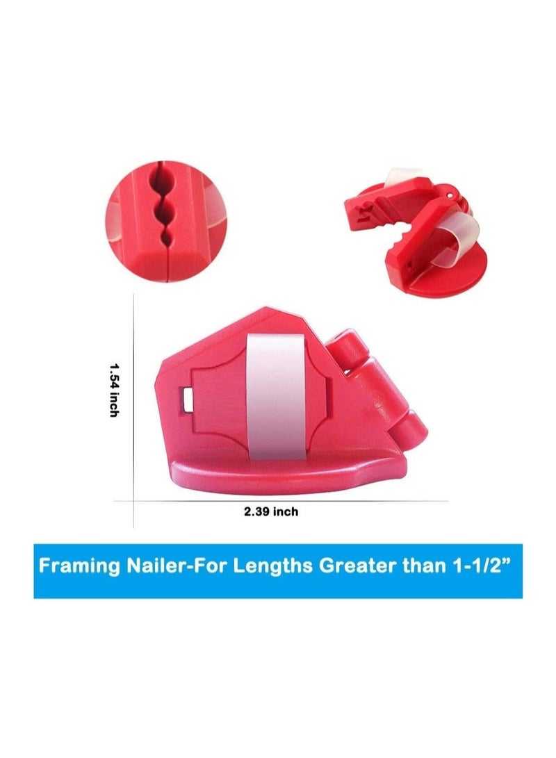 كابتن تيك 2 Pcs Upgrade Finger Protector for Hammering Nails Nail Protector Nail Holder Hand Tools for Nails Finish Nails Small Screws and Staples Avoid Hitting The Fingers - Image 2