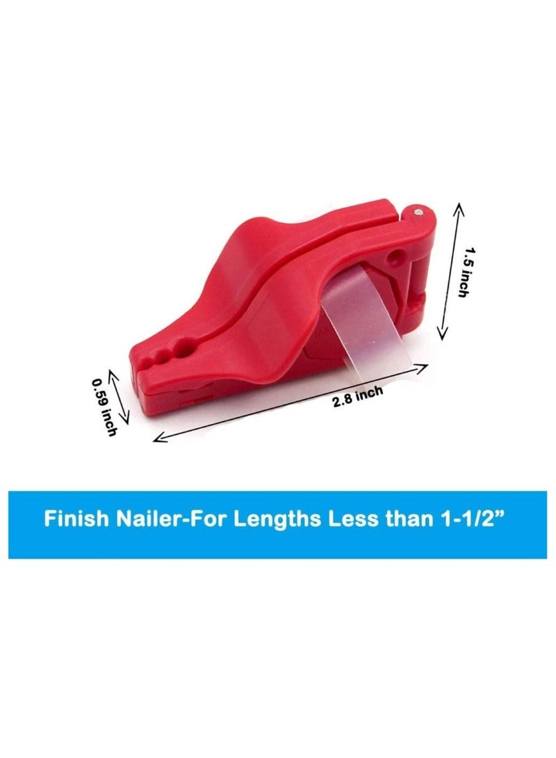 كابتن تيك 2 Pcs Upgrade Finger Protector for Hammering Nails Nail Protector Nail Holder Hand Tools for Nails Finish Nails Small Screws and Staples Avoid Hitting The Fingers - Image 3